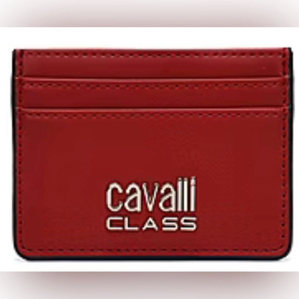 Cavalli Class Scarlet Card Holder NWT